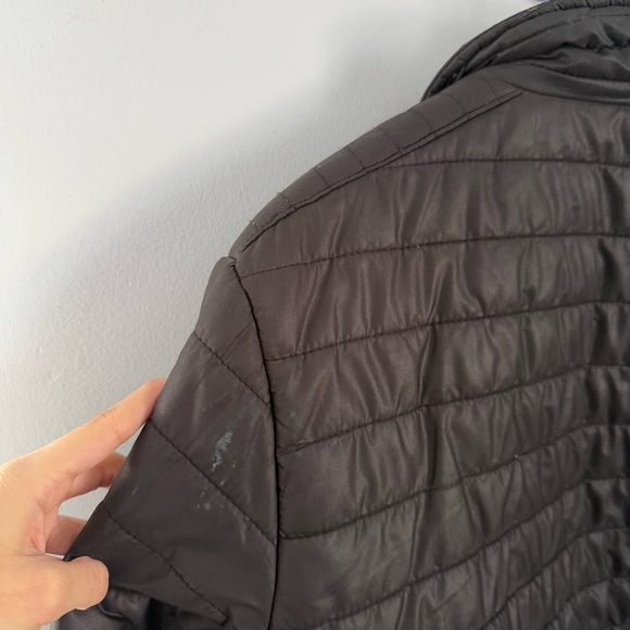 Men’s Small Black Puffer Jacket Lightweight - Picture 3 of 10